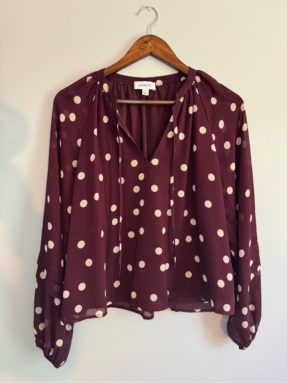 Evereve Arabella Top - Polkadot - Small